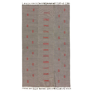 Jaipur Living Nagaland Throw Hebron Modern Southwestern Handmade Indoor Décor Black 42"x72"