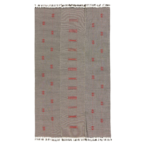 Jaipur Living Nagaland Throw Hebron Modern Southwestern Handmade Indoor Décor Black 42"x72"