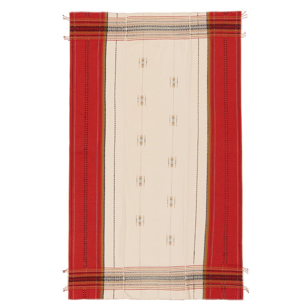 Jaipur Living Nagaland Throw Angami Traditional Global Handmade Indoor Décor Red 42"x72"