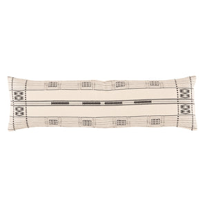 Jaipur Living Jaipur Living Zeliang Cotton Lumbar Cover Hand Loomed Tribal Geometric Tassel Pillow PLC102302