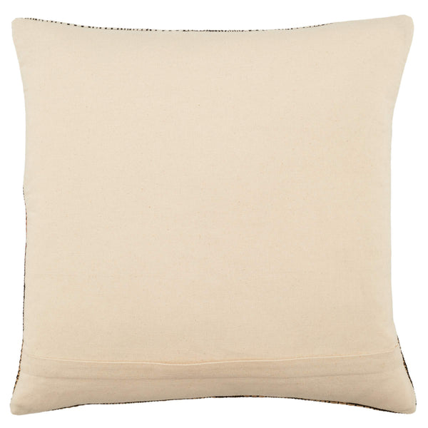 Jaipur Living Jaipur Living Shilloi Handwoven Cotton Tribal Geometric Pillow for Bohemian Interiors Terracotta Poly Fill PLW103681