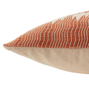 Jaipur Living Jaipur Living Handwoven Cotton Tribal Pillow Cover Artisan Loom Craft Bohemian Accent Terracotta PLC102410