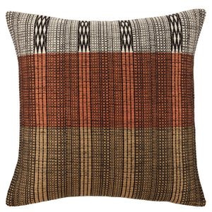 Jaipur Living Jaipur Living Handwoven Cotton Tribal Geometric Pillow Cover Nagaland Artisan Craft PLC102411
