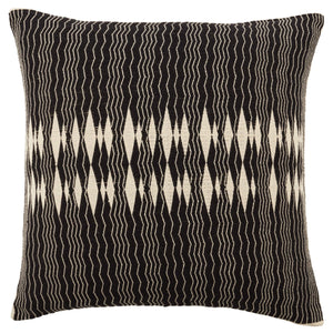 Jaipur Living Jaipur Living Mokie Handwoven Cotton Tribal Geometric Pillow for Modern Boho Rooms Down PLW103684