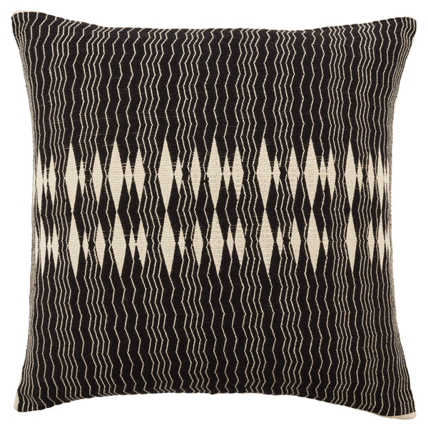 Jaipur Living Jaipur Living Mokie Handwoven Cotton Tribal Geometric Pillow for Modern Boho Rooms Down PLW103684
