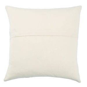 Jaipur Living Jaipur Living Handwoven Cotton Tribal Geometric Pillow Cover Artisan Loin Loom Craft Light Gray PLC102522