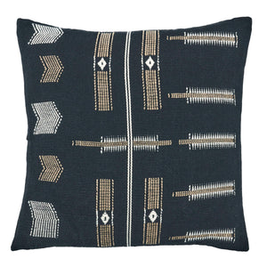 Jaipur Living Jaipur Living Handwoven Cotton Tribal Geometric Pillow Cover Artisan Loin Loom Craft Black PLC102523