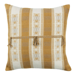 Jaipur Living Jaipur Living Adin Handwoven Cotton Tribal Stripe Throw Pillow for Boho Interiors Poly Fill PLW103846