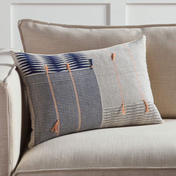 Jaipur Living Jaipur Living Handwoven Cotton Tribal Stripe Lumbar Pillow for Boho Rooms Down PLW103838