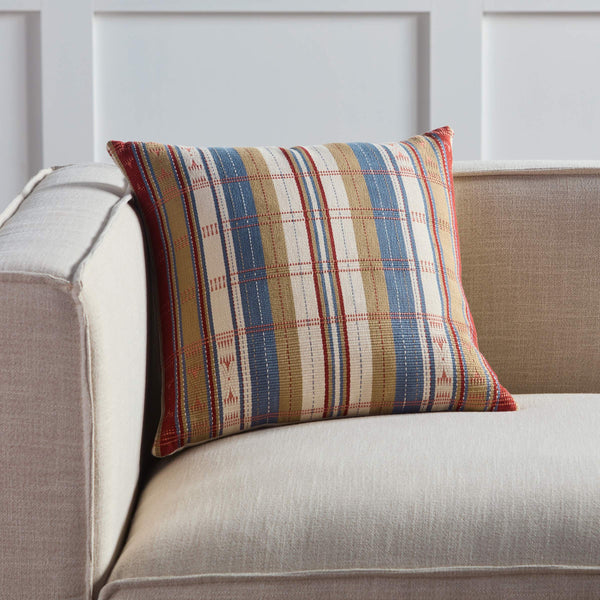Jaipur Living Jaipur Living Handwoven Cotton Tribal Pillow Cover Naga Artisan Geometric Stripe Accent PLC102534