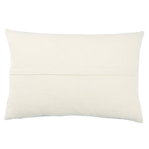 Jaipur Living Jaipur Living Patkai Cotton Lumbar Pillow Cover Naga Tribal Geometric Woven Artisan Navy PLC102540