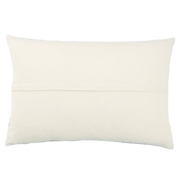 Jaipur Living Jaipur Living Patkai Handwoven Cotton Lumbar Pillow Naga Tribal Geometric Artisan Navy Down PLW103860