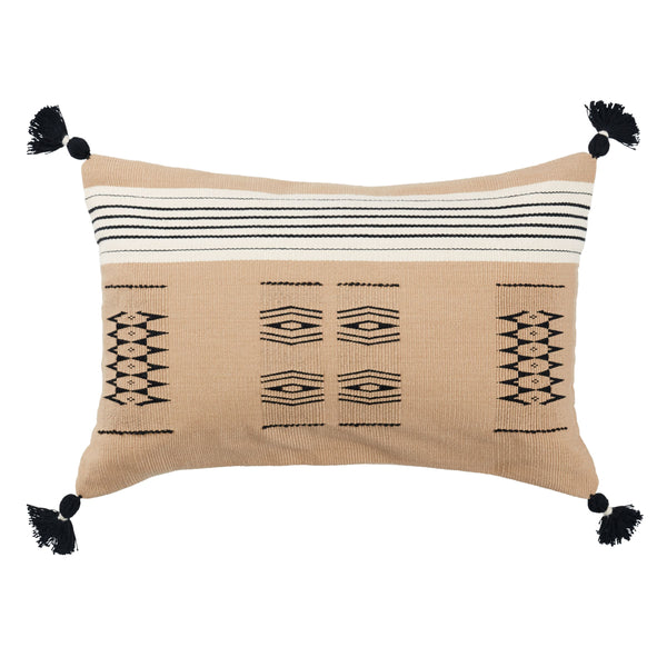 Jaipur Living Jaipur Living Handwoven Cotton Lumbar Pillow Cover Naga Tribal Stripe Boho Decor PLC102549
