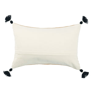 Jaipur Living Jaipur Living Tobu Handwoven Cotton Lumbar Pillow Nagaland Tribal Stripe Artisan Accent Poly Fill PLW103886