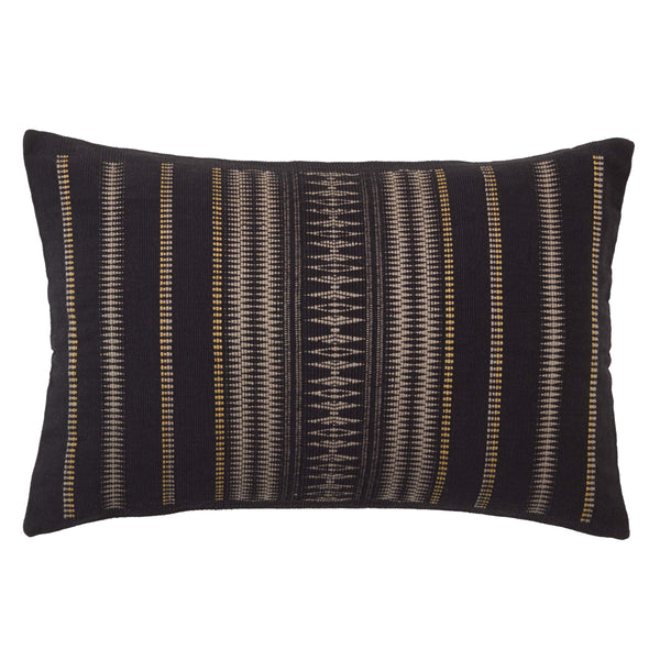 Jaipur Living Jaipur Living Handwoven Cotton Lumbar Pillow Cover with Tribal Stripe Artisan Detail PLC102541