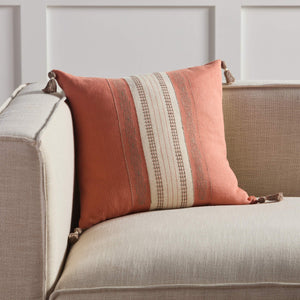 Jaipur Living Jaipur Living Handwoven Cotton Tribal Stripe Throw Pillow for Bohemian Interiors Down PLW103855