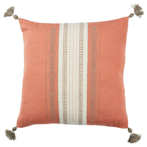 Jaipur Living Jaipur Living Handwoven Cotton Tribal Stripe Throw Pillow for Bohemian Interiors Down PLW103855
