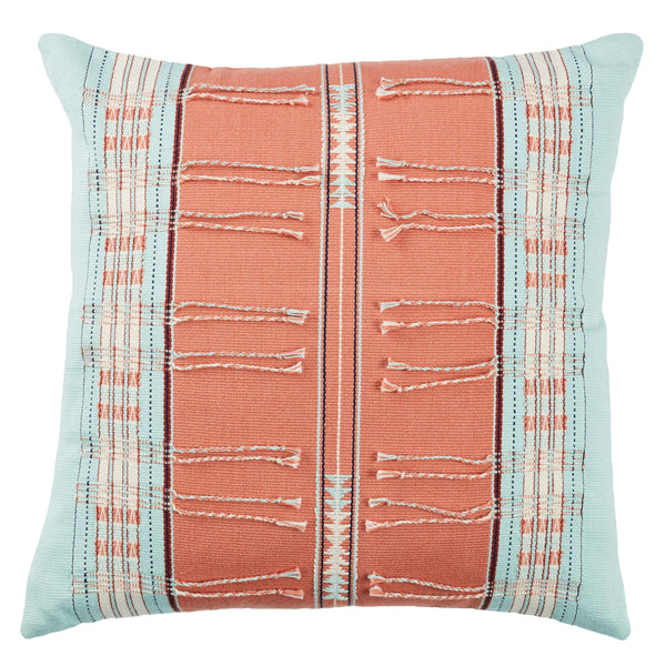 Jaipur Living Jaipur Living Handcrafted Tribal Cotton Throw Pillow Loom Woven Artisan Stripe Accent Poly Fill PLW103873
