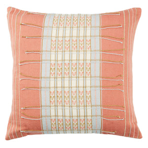 Jaipur Living Jaipur Living Handwoven Cotton Tribal Stripe Throw Pillow for Boho Global Decor Poly Fill PLW103874