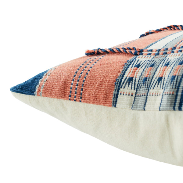 Jaipur Living Jaipur Living Japfu Hand Loomed Cotton Tribal Stripe Pillow for Sofa or Accent Chair Poly Fill PLW103875