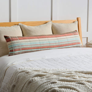 Jaipur Living Jaipur Living Rengma Hand Loomed Cotton Lumbar Pillow Tribal Stripe Boho Accent Down PLW103867