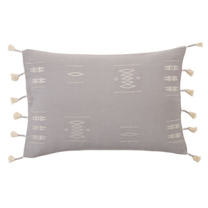 Jaipur Living Jaipur Living Khuza Handwoven Cotton Lumbar Pillow Naga Tribal Geometric Artisan Down PLW103862