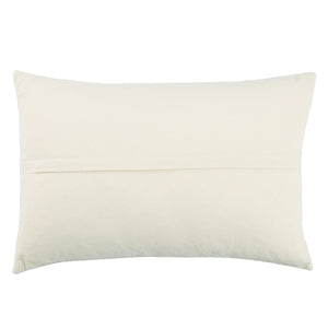 Jaipur Living Jaipur Living Lumami Handwoven Cotton Tribal Stripe Lumbar Pillow Cover for Boho Decor Light Gray PLC102548