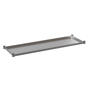 English Elm Woodford Galvanized Under Shelf - Adjustable Heavy-Duty Storage for Prep and Work Tables in Kitchens Stainless Steel 53.25"W x 16.125"D NH-GU-2460-GG