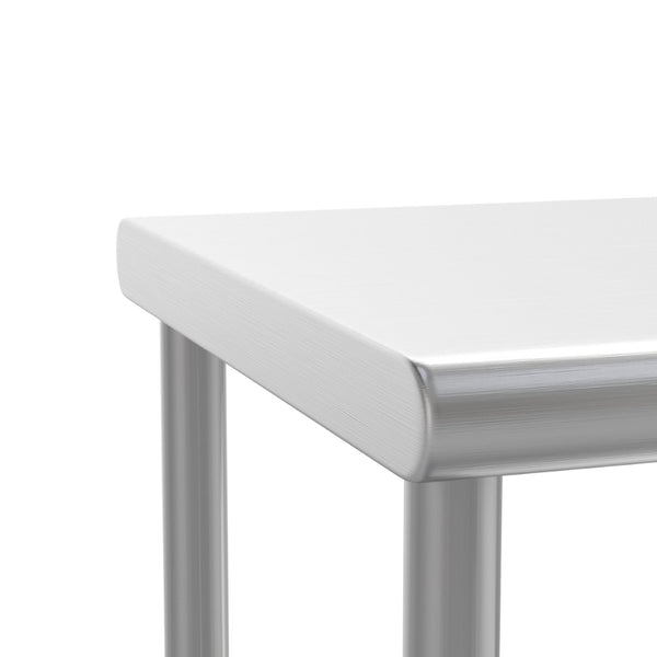 English Elm Reese Heavy-Duty 430 Stainless Steel Double Overshelf for Commercial Kitchens – NSF Certified Storage Stainless Steel 48.25"W x 12"D x 33.5"H NH-OSD-1248-GG