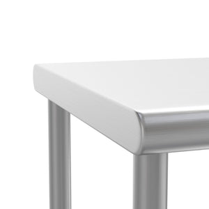 English Elm Reese Heavy-Duty 430 Stainless Steel Double Overshelf for Commercial Kitchens – NSF Certified Storage Stainless Steel 60"W x 12"D x 33.5"H NH-OSD-1260-GG