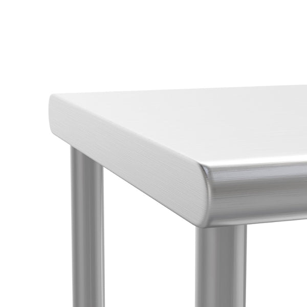 English Elm Reese Heavy-Duty 430 Stainless Steel Double Overshelf for Commercial Kitchens – NSF Certified Storage Stainless Steel 60"W x 12"D x 33.5"H NH-OSD-1260-GG