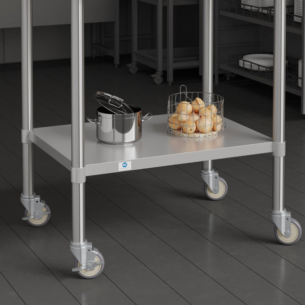 English Elm Summit Commercial Grade Kitchen Casters Set - Heavy Duty 4-Piece with 2 Locking & 2 Swivel Design NH-W01-GG