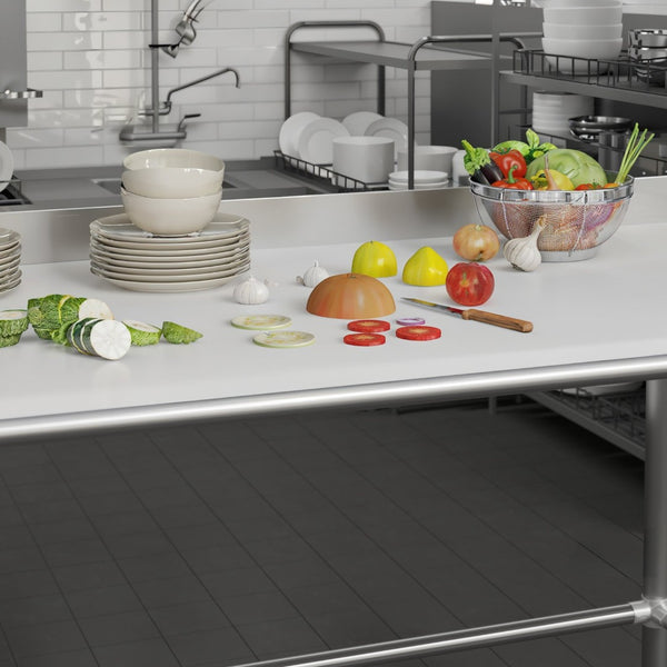 English Elm Denton Commercial Grade NSF Certified Poly Cutting Board - 0.75" Thick, Easy Install for Kitchens NH-WT-3072-TOP-GG