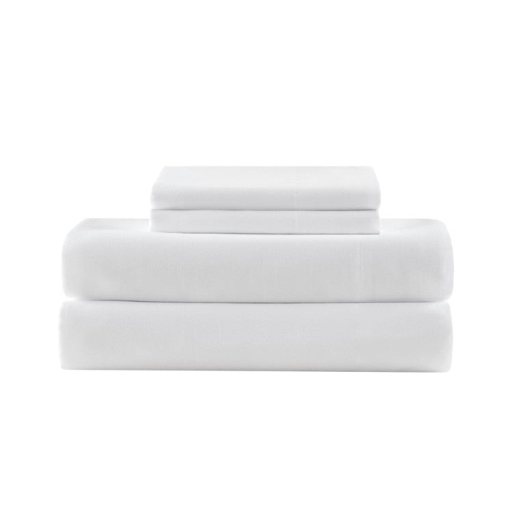 JLA Home Plain Weave Microfiber Sheet Set Wrinkle Resistant Soft Polyester Hospitality Bedding 9.84 W x 11.81 L x 3.74 H NH20-0139