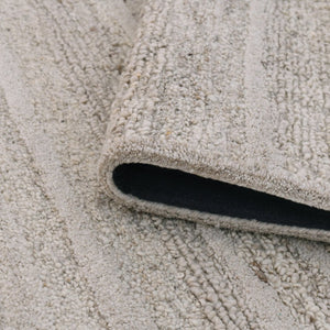 Amer Rugs Nimbus Modern Geometric Lines Hand-hooked Area Rug - Elevate Your Space With Nature's Beauty Beige Wool, Cotton Backing Nim30203