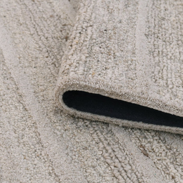 Amer Rugs Nimbus Modern Geometric Lines Hand-hooked Area Rug - Elevate Your Space With Nature's Beauty Beige Wool, Cotton Backing Nim30203