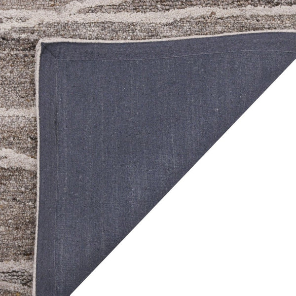 Amer Rugs Nimbus Modern Geometric Lines Hand-hooked Area Rug - Elevate Your Space With Nature's Beauty Beige Charcoal Wool, Cotton Backing Nim689119