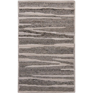 Amer Rugs Nimbus Modern Geometric Lines Hand-hooked Area Rug - Elevate Your Space With Nature's Beauty Beige Brown Wool, Cotton Backing Nim70203