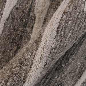 Amer Rugs Nimbus Modern Geometric Lines Hand-hooked Area Rug - Elevate Your Space With Nature's Beauty Beige Brown Wool, Cotton Backing Nim70203