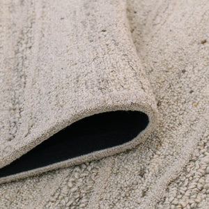 Amer Rugs Nimbus Modern Geometric Lines Hand-hooked Area Rug - Elevate Your Space With Nature's Beauty Beige Wool, Cotton Backing Nim80576