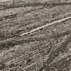 Amer Rugs Nimbus Modern Geometric Lines Hand-hooked Area Rug - Elevate Your Space With Nature's Beauty Brown Light Beige Wool, Cotton Backing Nim90576