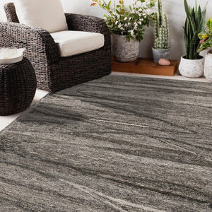 Amer Rugs Nimbus Modern Geometric Lines Hand-hooked Area Rug - Elevate Your Space With Nature's Beauty Brown Light Beige Wool, Cotton Backing Nim90576