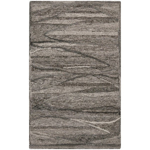 Amer Rugs Nimbus Modern Geometric Lines Hand-hooked Area Rug - Elevate Your Space With Nature's Beauty Brown Light Beige Wool, Cotton Backing Nim90576