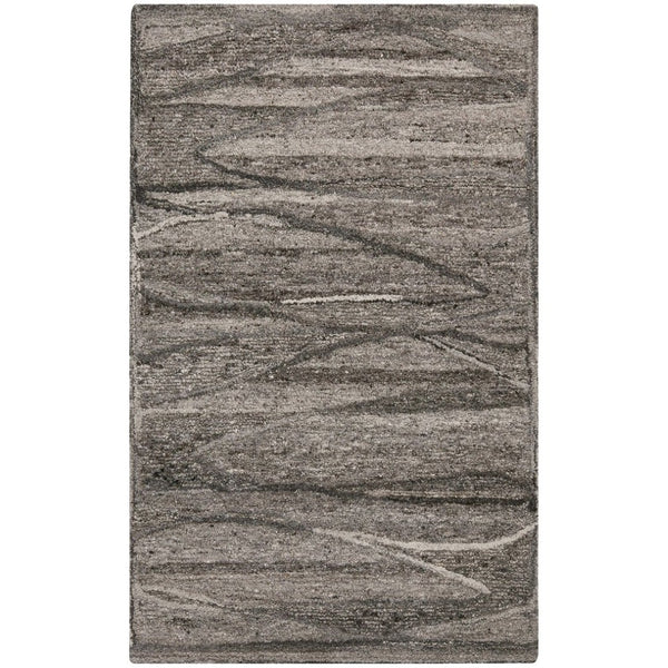 Amer Rugs Nimbus Modern Geometric Lines Hand-hooked Area Rug - Elevate Your Space With Nature's Beauty Brown Light Beige Wool, Cotton Backing Nim90576
