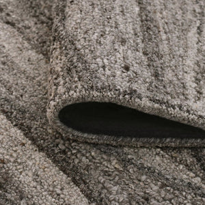 Amer Rugs Nimbus Modern Geometric Lines Hand-hooked Area Rug - Elevate Your Space With Nature's Beauty Brown Light Beige Wool, Cotton Backing Nim90576