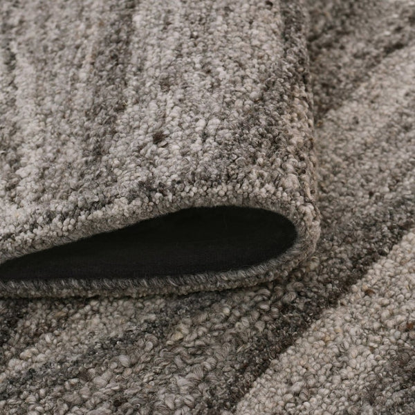 Amer Rugs Nimbus Modern Geometric Lines Hand-hooked Area Rug - Elevate Your Space With Nature's Beauty Brown Light Beige Wool, Cotton Backing Nim90576