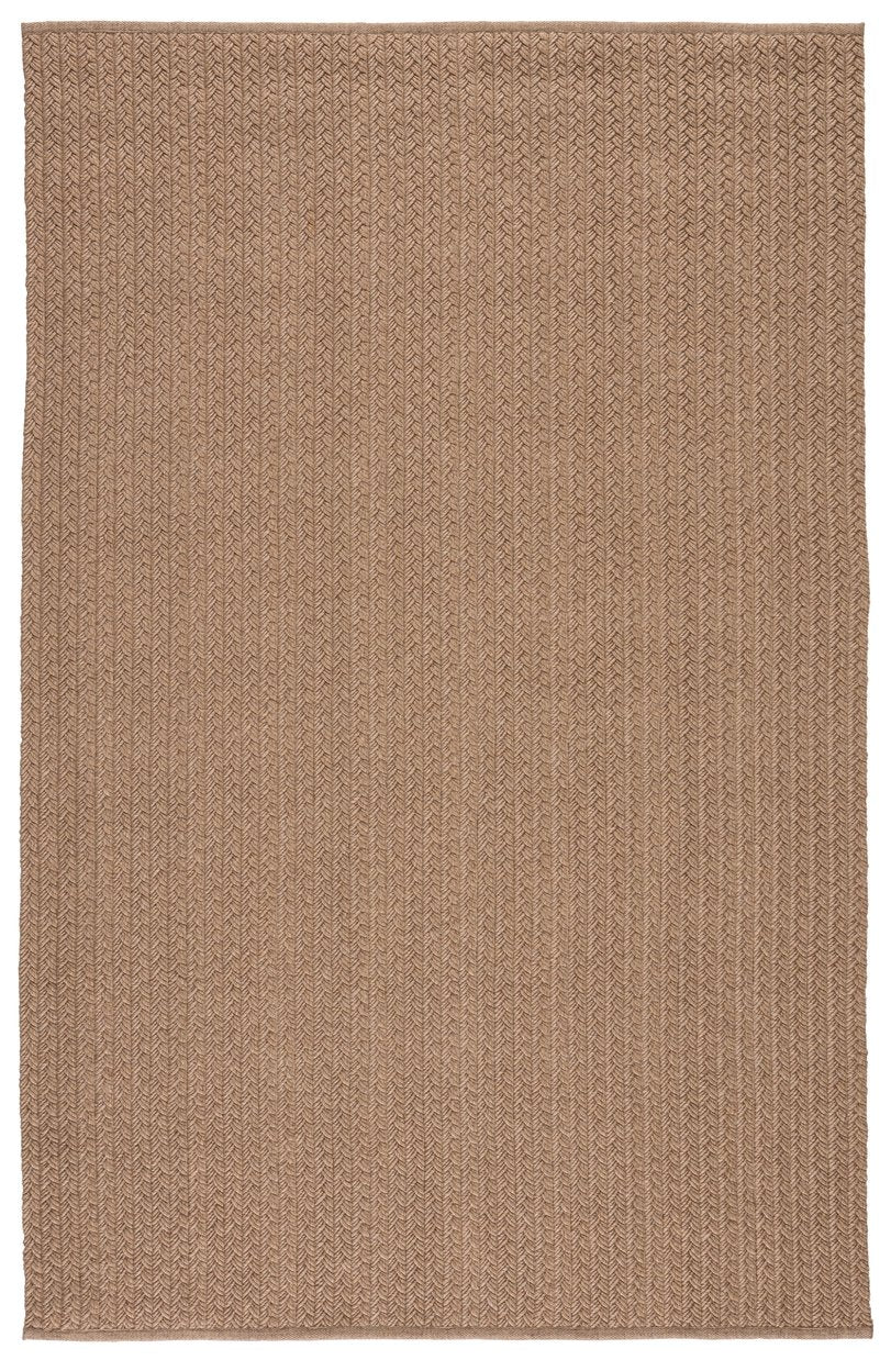 Jaipur Living Nirvana Premium Iver Nip03 Handwoven Handmade 100% Polypropylene Solids Solid Outdoor Rug Tan 100% Polypropylene Rug145682