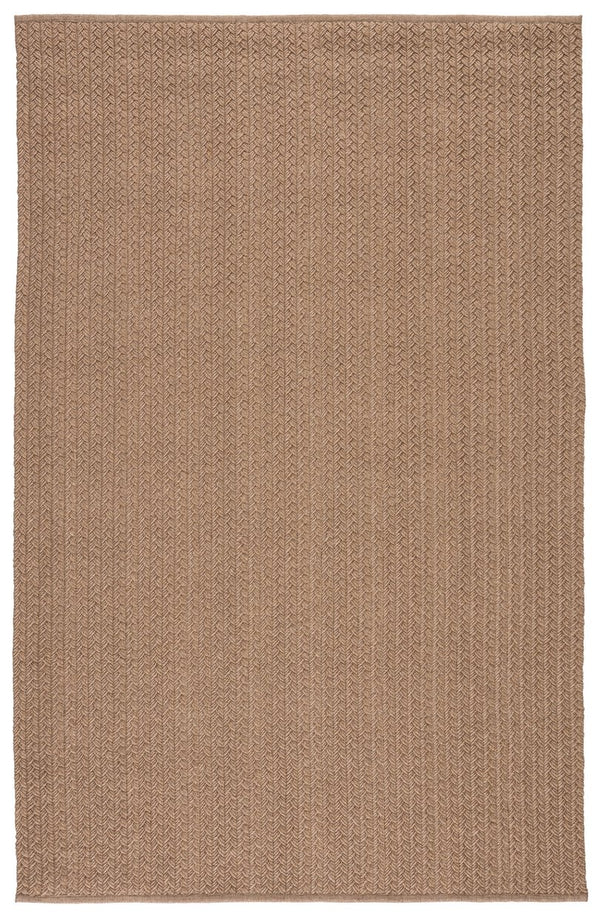 Jaipur Living Nirvana Premium Iver Nip03 Handwoven Handmade 100% Polypropylene Solids Solid Outdoor Rug Tan 100% Polypropylene Rug145682
