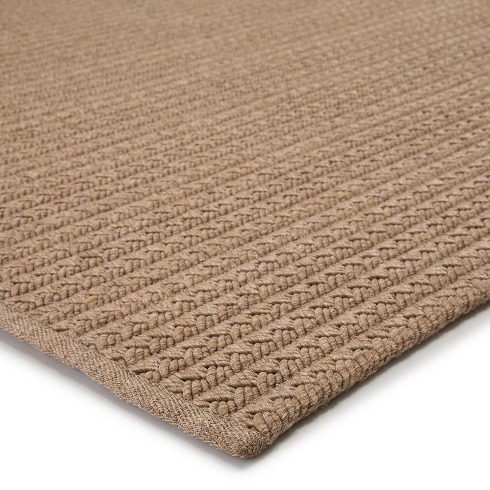 Jaipur Living Nirvana Premium Iver Nip03 Handwoven Handmade 100% Polypropylene Solids Solid Outdoor Rug Tan 100% Polypropylene Rug145682