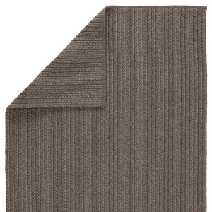 Jaipur Living Nirvana Premium Iver Nip04 Handwoven Handmade 100% Polypropylene Solids Solid Outdoor Rug Gray, Taupe 100% Polypropylene Rug145688
